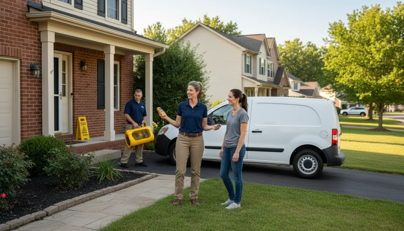 Water restoration image for Water Damage & Restoration Services in Leavenworth, IN